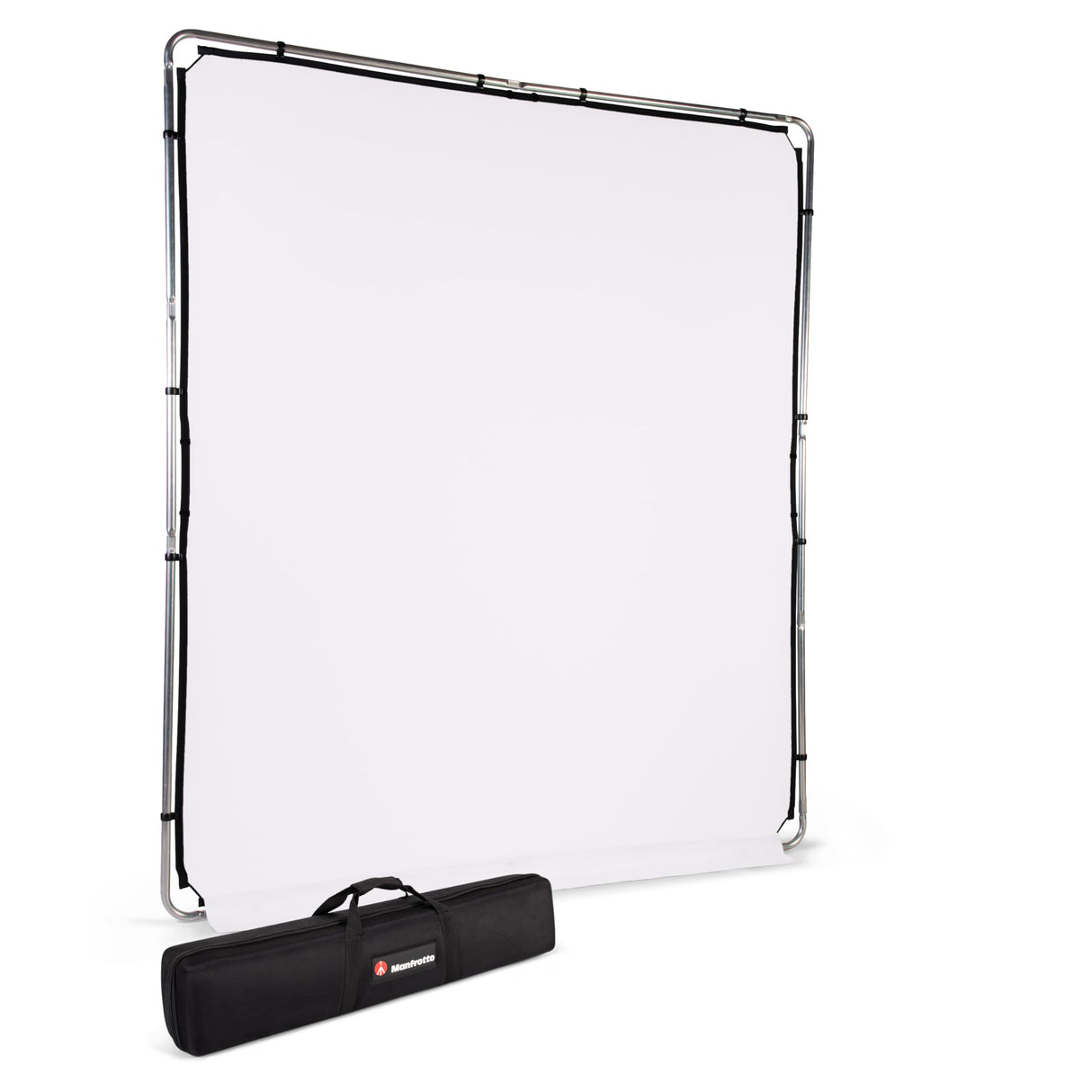 Manfrotto EzyFrame Kit de Fondo Colapsable Gran Formato para Fotografía/Vídeo - 2 x 2,3 m - Blanco - Estructura en Aluminio de Montaje Rápido - Incluye Maletín Rígido - Ultraportátil - LL LB7950