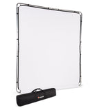 Manfrotto EzyFrame Kit de Fondo Colapsable Gran Formato para Fotografía/Vídeo - 2 x 2,3 m - Blanco - Estructura en Aluminio de Montaje Rápido - Incluye Maletín Rígido - Ultraportátil - LL LB7950