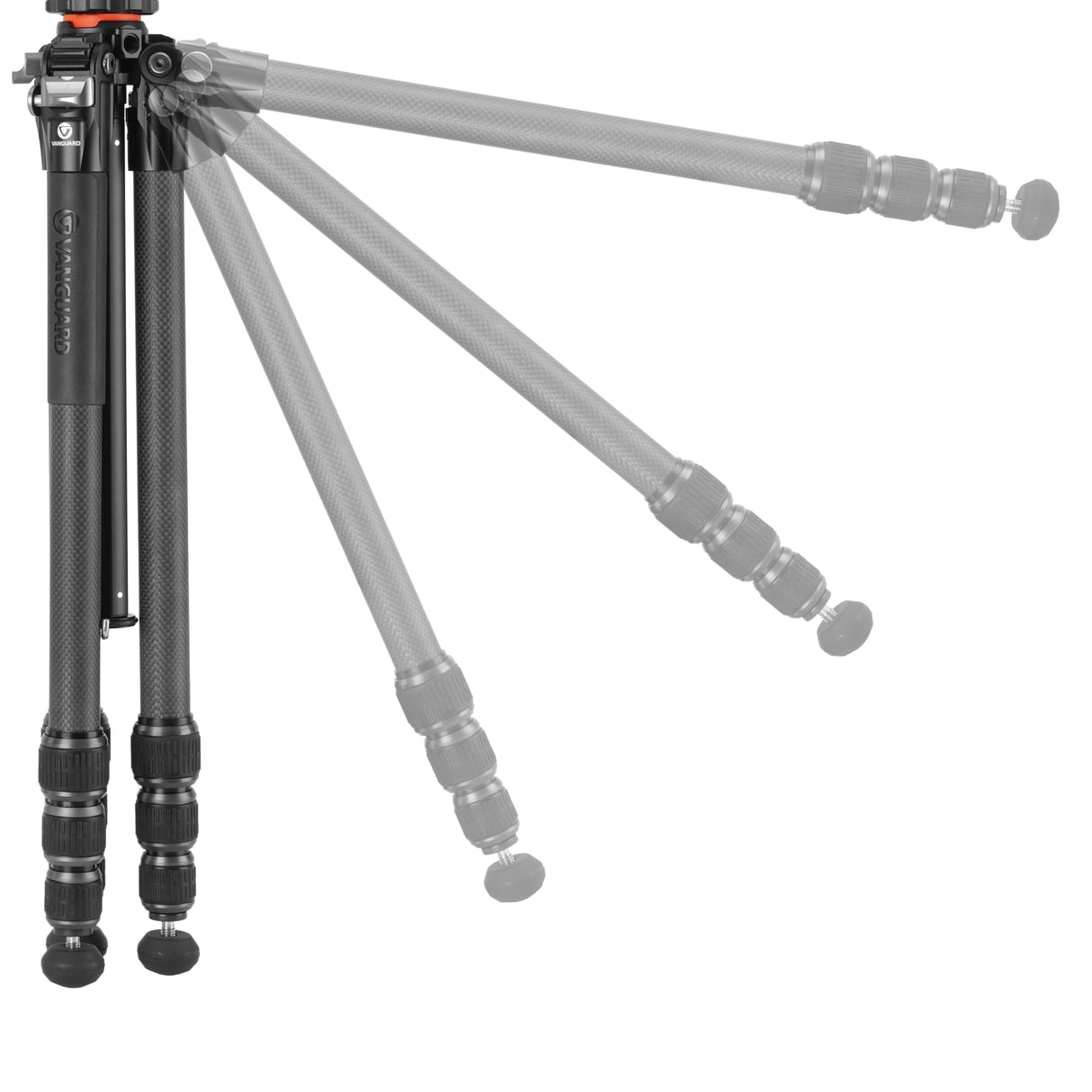 Vanguard Veo 5 264CO28 - Trípode de Viaje de Carbono, rótula de observación