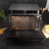 Cecotec Horno de Vapor Multifunción de 40L Bake&Steam 4000 Combi Gyro. 2400W, Horno 3 en 1: Función Vapor, Convección y Freidora de Aceite, 7 Funciones, Autolimpieza, Incluye Rustidor
