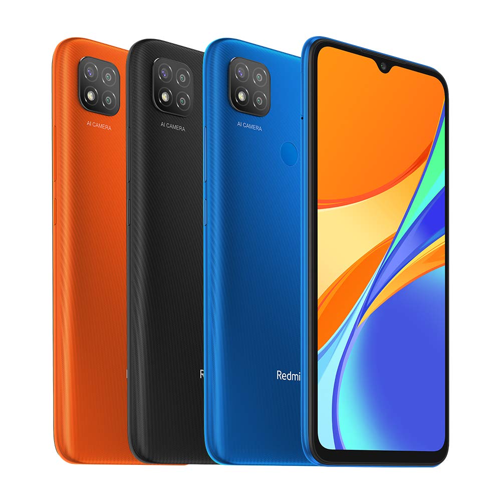 Xiaomi Redmi 9C Smartphone 3GB 64GB 6.53" HD+ Dot Drop Display 5000mAh (typ) Desbloqueo Facial con IA 13 MP AI Triple Cámara Naranja