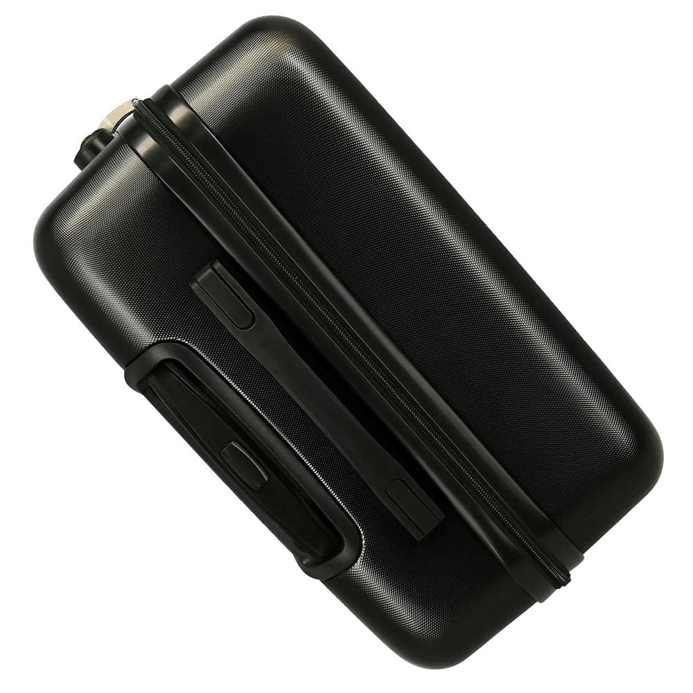 Roll Road Roll Road Gamers Maleta mediana Negro 46x65x23 cms Rígida ABS Cierre de combinación lateral 56 3 kgs 4 Ruedas dobles
