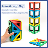 Polydron 50 – 1030 magnético extra formas Set (Pack de 48)