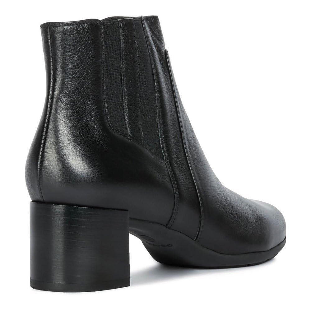 Geox D New Annya Mid B, Botines para Mujer, Negro (Black), 36 EU