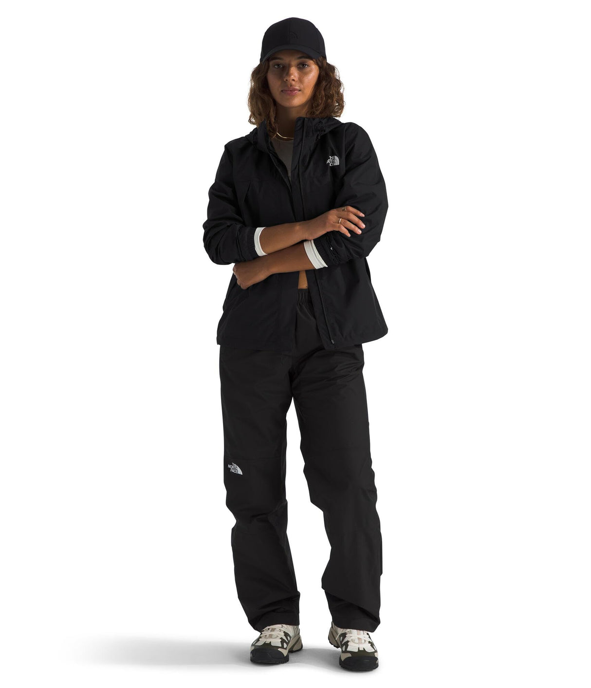 THE NORTH FACE NF0A8BKDJK3 W ANTORA RAIN JACKET - REFIT Jacket Mujer TNF BLACK Tamaño L
