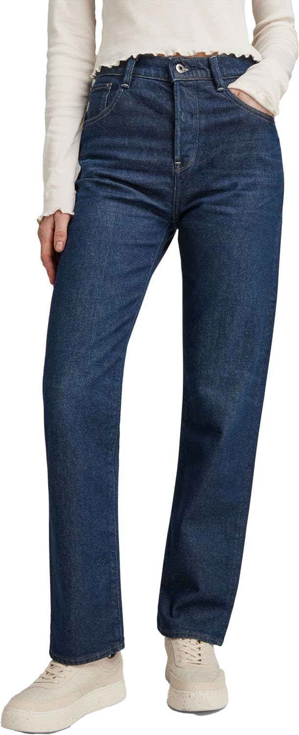 G-STAR Viktoria High Straight Jeans, Azul (Worn In Aster Blue D23959-d503-g115), 23W / 30L Mujer