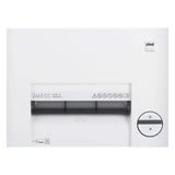 Ideal 2465 CC / 4 x 40 mm Strip shredding Color Blanco - Triturador de Papel (Strip shredding, 24 cm, 50 L, Color Blanco, 18 g/m², 580 W)