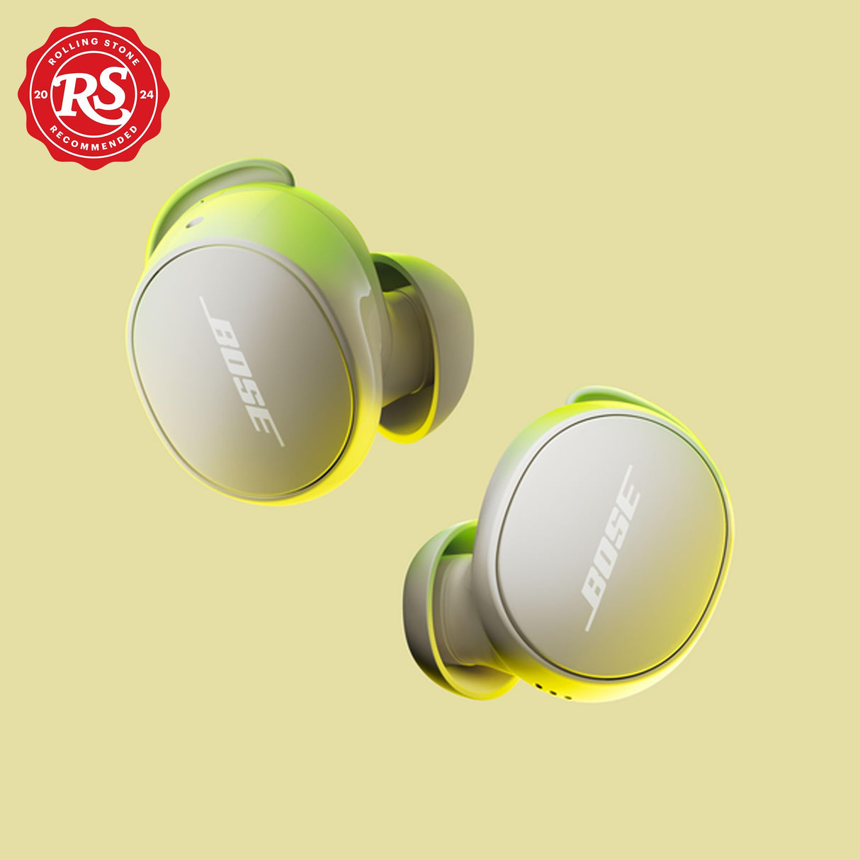Bose QuietComfort Earbuds True Wireless, Auriculares con Bluetooth con cancelación de Ruido Activa y micrófono, Tecnología Deep Bass y clasificación IPX4, hasta 8,5 Horas de autonomía, Blanco Ahumado