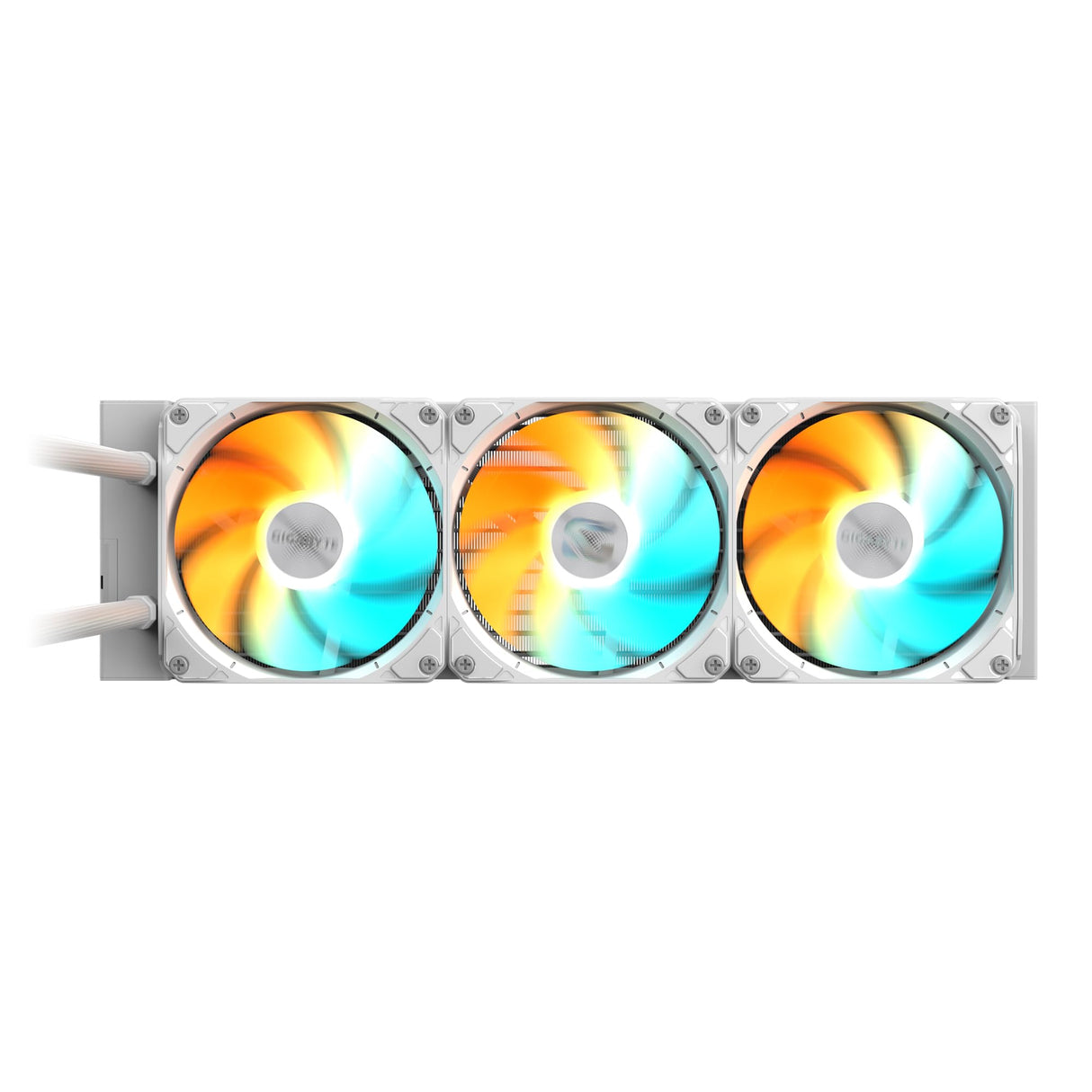 GIGABYTE GAMING 360 ICE Refrigeración Líquida para CPU - 3x120 mm Ventiladores ARGB, Mecanismo de enclavamiento deslizante, DAISY-CHAIN, Compatible con Intel LGA 1851 y AMD AM5