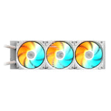 GIGABYTE GAMING 360 ICE Refrigeración Líquida para CPU - 3x120 mm Ventiladores ARGB, Mecanismo de enclavamiento deslizante, DAISY-CHAIN, Compatible con Intel LGA 1851 y AMD AM5
