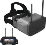 EMAX FPV Drone EZ Pilot Pro RTF Kit, Vista en Primera Persona Drone con Cámara 1200TVL E01, 25-100-200 VTX Conmutable, Mini Drone con Gafas y E8 Transmisor para Niños Adultos y Principiantes