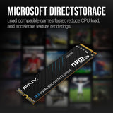 PNY CS2150 2TB SSD Interno M.2 NVMe, hasta 10300MB/s (Lectura) - M280CS2150-2TB-TB