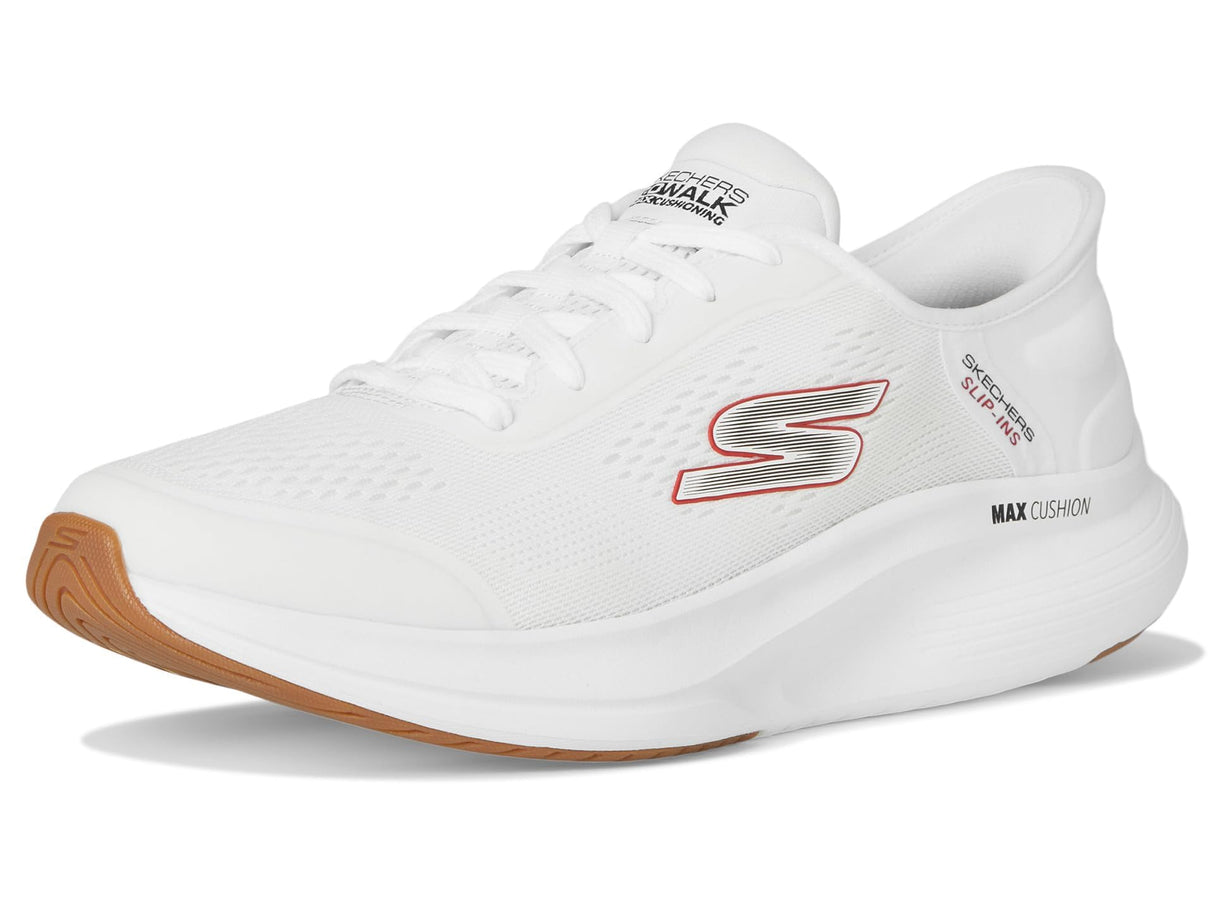 Skechers Go Walk MAX Walker Next Generation, Zapatillas Hombre, White Textile/Synthetic, 43 EU