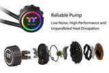 Thermaltake Floe DX 360 mm, LED de doble anillo, 16.8 millones de colores habilitado para software (TT RGB Plus/Alexa/Razer Chroma), AMD (AM5/AM4)/Intel (LGA 2066/1200), AIO CPU Liquid Cooler