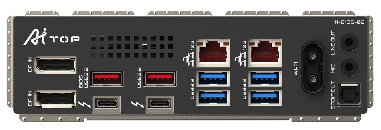 GIGABYTE W790 AI Top Placa Base - CPUs Intel Xeon, VRM de 16+2+2 Fases, hasta 5600 MHz DDR5 (OC), 4xPCIe 5.0 + 2xPCIe 4.0 M.2, Wi-Fi 7, LAN 10 GbE, Thunderbolt 4