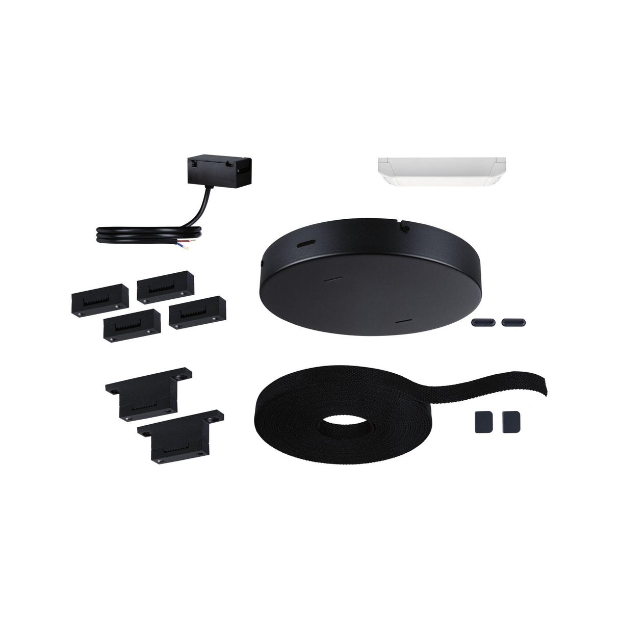 Paulmann 94631 ULine-Correa para Kit de Base, 10 m máx. 150 W, Negro