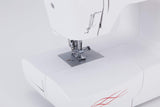 Jata MC744 Máquina de Coser con 33 Diseños de Puntada Pespunte y Zigzag Ojal en 4 Tiempos Con Pedal Electrónico para Control de Velocidad Juego Completo de Accesorios
