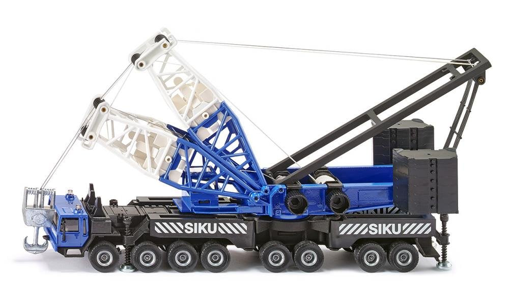 siku 4810 Grúa móvil, Interconectable, Con cabrestante y pesos, 1:55, Metal/Plástico, Azul