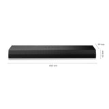 LG S20A - Barra de Sonido Inteligente, Bluetooth, 50W, 2.0 Canales, Compacta con Doble Woofer Integrado, Dolby Digital, DTS Digital Surround, Negro