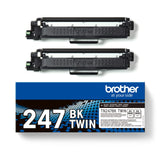 Brother TN247BKTWIN Pack de 2 cartuchos de tóner negro de larga duración, Para las impresoras HLL3210CW, HLL3230CDW, HLL3270CDW, DCPL3510CDW, DCPL3550CDW, MFCL3710CW, MFCL3750CDW, MFCL3770CDW