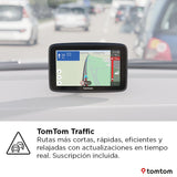 TomTom GPS Coche GO Classic Lite (5", información de tráfico y Alerta de radares, actualizaciones de mapas de Europa Mediante Wi-Fi y Soporte Reversible Integrado)