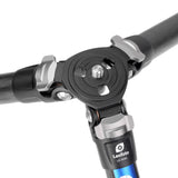 Leofoto - Ranger - Trípode de Carbono para cámaras - Incluye Cabezal esférico - Capacidad de Carga de 20 kg - Pies Extensibles - Altura mínima de 9,5 cm a una Altura máxima de 152 cm - LS-323C