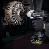 Rodcraft Rc9087K6 - Llave de impacto (3/4", 1500 Nm, luz LED, 2 baterías de 6 Ah, cargador y bolsa de tela)