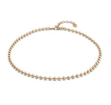 UNO de 50 | Cadena de Aleación Bañada en Oro 18k | Joyería Artesanal | Diseño Creativo
