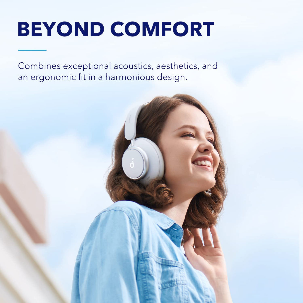 Soundcore Auriculares Inalámbricos Cancelación Ruido Activa Adaptativas by Anker Space Q45, hasta 98% Reducción Ruido, 50 h Reproducción, LDAC Hi-Res Audio Inalámbrico, Control App, Bluetooth 5.3