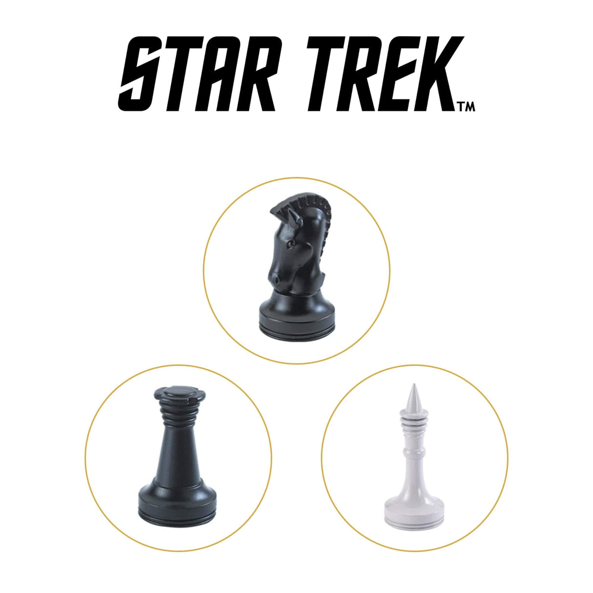 The Noble Collection Star Trek Tri Dimensional Chess Set