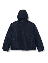Armani Exchange Parche con Logotipo de The Urban Expedition, sostenible Chaqueta Down, Azul Marino, XL para Hombre