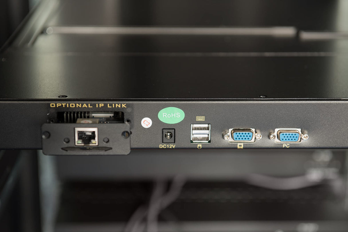Digitus DS-72211 - Consola de rack (48,3 cm (19"), 1366 x 768 Pixeles, 1000:1, TFT, 16,78 millones de colores, Italiano)