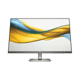 HP 527da - Monitor 27" FHD (1920x1080, IPS, 100Hz, 5 ms, 99% sRGB, 300 Nits, Contraste 1500:1, Altura e Inclinación Ajustables, Altavoces Integrados, Low Blue Light) Negro con Soporte Gris Metálico