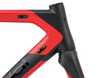Dedacciai Strada Montura de Bicicleta de Carretera Vertigine Unisex, Color Negro/Rojo, XL