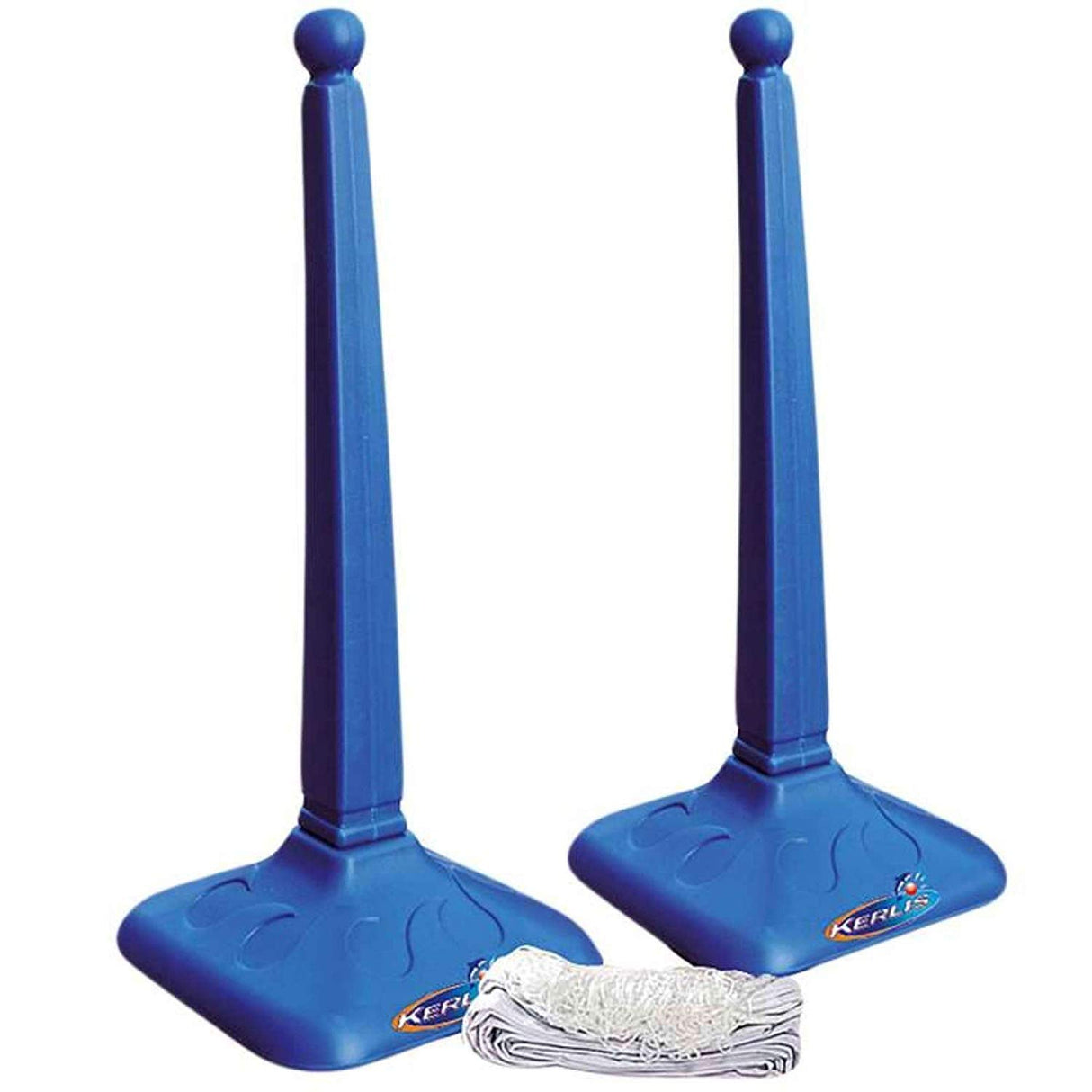 Kerlis 08231-Juego de Voleibol para Piscina, Red Extensible hasta 7 m, Patas lastradas, Color Azul, x 7 m (0)