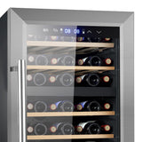 SVAN Vinoteca 52 Botellas Negro SVN5200D. Capacidad 127 Litros, Bajo Nivel Sonoro, Luz Interior, Eficiencia Energética Clase G