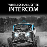 Cardo PACKTALK Edge Vehículos Todoterreno, Moto de Nieve, Lado x Lado, comunicación ATV para Cada Terreno (dúo)
