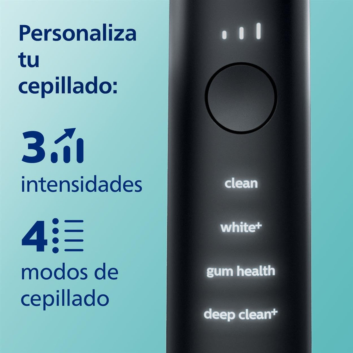 Philips Sonicare DiamondClean 9000 cepillo dental eléctrico, paquete doble, cepillo dental sónico con aplicación, sensor de presión, vaso de carga, negro y oro rosa, modelo HX9914/61