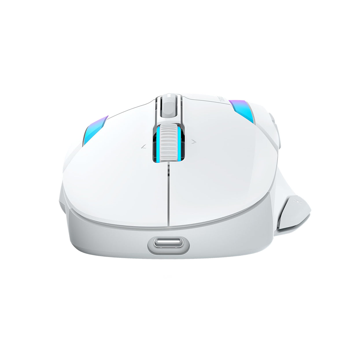 Turtle Beach Kone II Air: ratón inalámbrico ergonómico RGB para Juegos, batería de 350 Horas, Sensor óptico de 26 000 PPP interruptores ópticos de 100 Millones de clics, Blanco ártico