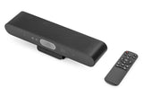 DIGITUS DS-55581 Video Bar Mini, Sistema de videoconferencia - Cámara Webcam 4K UHD 30 Hz ePTZ - 2 Micrófonos internos - Altavoz Interno 2 W - Autoenfoque y Zoom, Cancelación de Eco