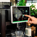 Cecotec Cafetera Superautomática Comercial Cremmaet Coffice. 2900W, Pantalla Táctil, Molido Uniforme, 1 Molinillo, 26 Bebidas, Depósito de Café en Grano 1Kg, Depósito de Agua de 2L