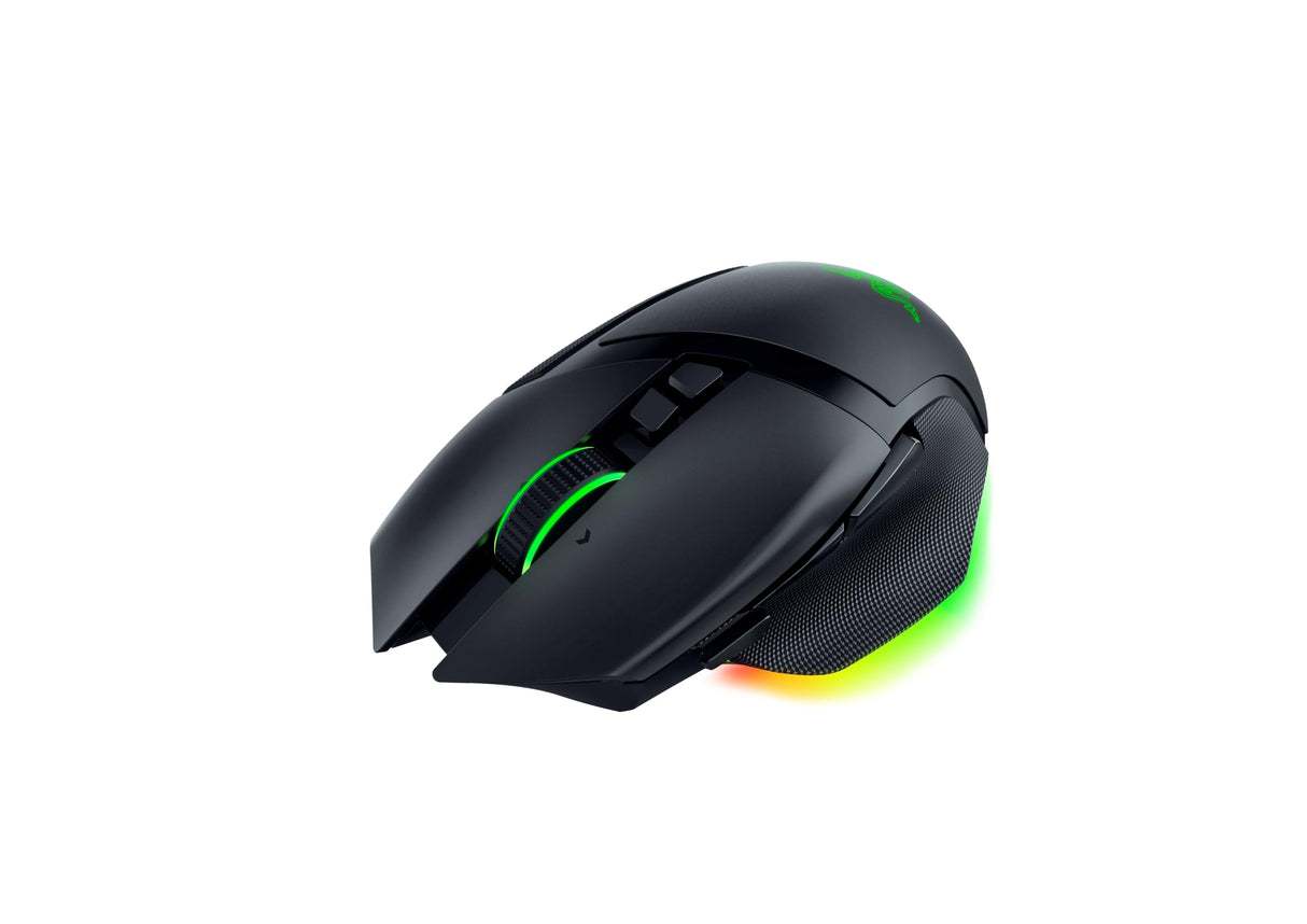 Razer Basilisk V3 Pro - Ratón Inalámbrico Personalizable para Juegos con Rueda Inclinable Hyperscroll (Sensor Óptico Focus Pro 30K, Iluminación Cromática de 13 Zonas, Botones Programables 11) Negro