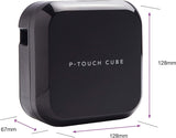 Brother PTP710BT Cube. Rotuladora electrónica profesional portátil con conexión PC y Bluetooth . Color negro