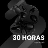 SPC Boost Pro - Auriculares inalámbricos Bluetooth Open-Ear con ENC Cancelación Ruido | 30h de batería | Google Fast Pair | Doble conexión | IPX4 | Control táctil y Asistente de Voz – Negro