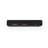 CalDigit USB-C Gen 2 10Gb / s Soho Dock - hasta 4K 60Hz, HDMI 2.0b, DisplayPort 1.4, USB A y USB C de 10Gb, Lector de Tarjetas Micro SD y SD UHS-II, Carga de Paso, Suministro de energía de 100W