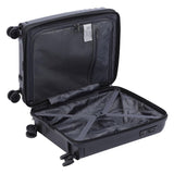 TOTTO - Maleta Trolley Cabina, Modelo Traveler, 39 x 55.5 x 26.5 cm, Capacidad 48L, Rígida y Expandible, Ruedas 360º, Manija Telescópica, Correas Internas, Candado TSA, Color Negro