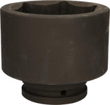 KS Tools 515.2156 Llave de vaso de impacto hexagonal de 1.1/2", 105 mm, corta