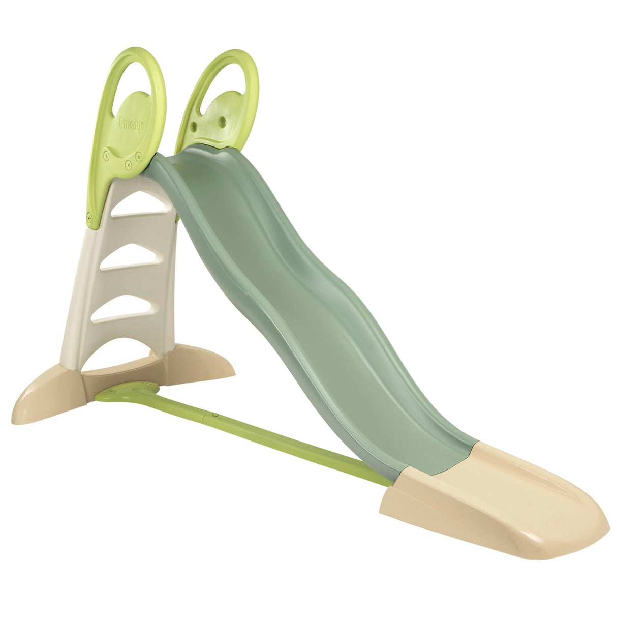 Smoby Life - Tobogán XL de Doble Onda – Tobogán Grande con Conexión de Agua, 2,30 Metros de Largo, con Caño Deslizante, Refuerzo, Material Reciclado y Proteccion UV,a Partir de 3 Años (7600820304)