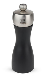 Peugeot Duo Fidji-Molinillo de Sal y Pimienta (15 cm), Color, Madera, Acero Inoxidable Y Negro Mate, 5 cm