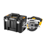 DEWALT DCS391NT-XJ - Sierra Circular XR 18V, 460W, Disco de 165 mm, Profundidad de Corte Max. 55 mm, Velocidad 5150 rpm, Empuñadura Ergonómica, Incluye Maletín TSTAK, Sin Batería ni Cargador